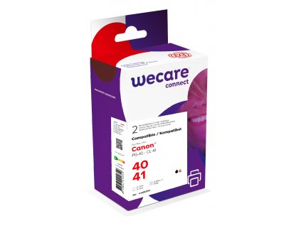 WECARE ARMOR ink sada kompatibilní s CANON PG-40/CL-41, černá/black+3barvy