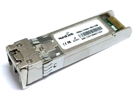 MaxLink 10G SFP+ optický modul, venkovní -40°C, SM, 1310nm, 10km, 2x LC konektor, DDM