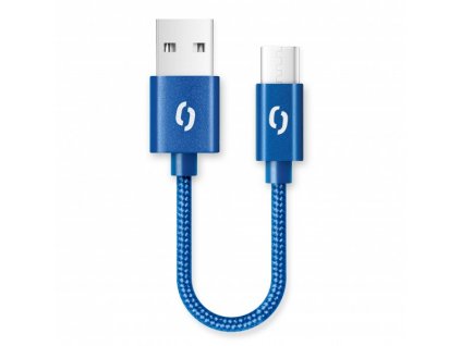 ALIGATOR PREMIUM 2A kabel, 50cm USB-C, modrá