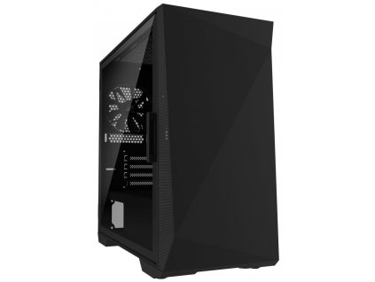 Zalman case minitower Z1 Iceberg černá, bez zdroje, ATX, 3x 120mm ventilátor, 1x USB 2.0, 2x USB 3.0, průhledná bočnice