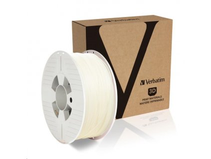 VERBATIM 3D Printer Filament PLA 1.75mm, 335m, 1kg natural transparent (OLD PN 55274)