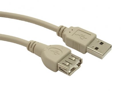 GEMBIRD prodlužovací kabel USB, 0,75m, šedý