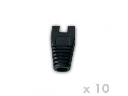 DATACOM Ochrana RJ45 s výřezem ČERNÁ (10ks)