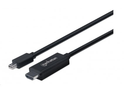 MANHATTAN Kabel Mini DisplayPort na HDMI (1080p), 1.8m, černý