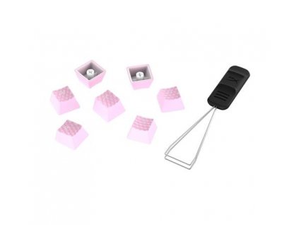 HP HyperX Rubber Keycaps - Gaming Accessory Kit - Pink (US Layout)