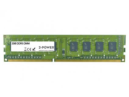 2-Power 2GB MultiSpeed 1066/1333/1600 MHz DDR3 Non-ECC DIMM 1Rx8 ( DOŽIVOTNÍ ZÁRUKA )