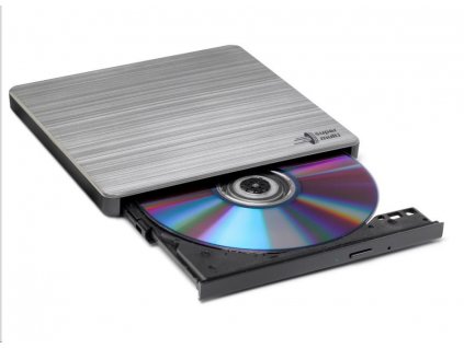 HITACHI LG - externí mechanika DVD-W/CD-RW/DVD±R/±RW/RAM GP60NS60, Slim, Silver, box+SW