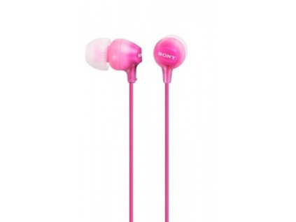 SONY sluchátka MDR-EX15LP, růžová