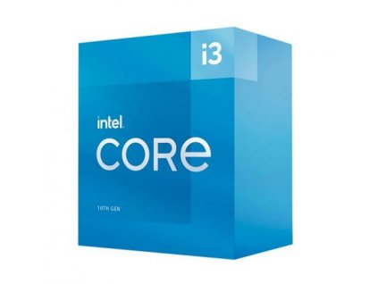 INTEL cpu CORE i3-10105 socket1200 Comet Lake BOX 65W 10.generace (s chladičem, 3.7GHz turbo 4.4GHz, 4x jádro, 8x vlákno, 6MB cache, pro DDR4 do 2666, grafika UHD 630), virtualizace