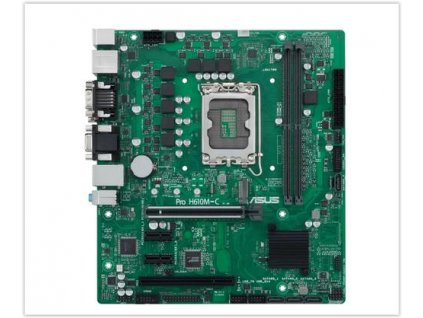 ASUS MB PRO H610M-C CSM DDR5 (1700, intel H610, 2xDDR5 5600, VGA+HDMI , USB3.2 Gen1, SATA3, GLAN, 7.1, mATX)