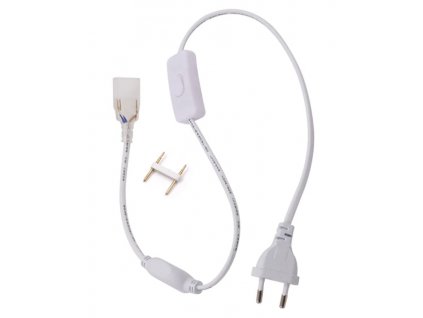 Napájecí kabel 230V pro 6W led pásek s vypínačem