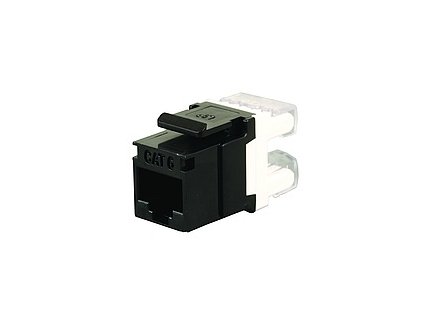 Zařezávací keystone Solarix CAT6 UTP RJ45 černý SXKJ-6-UTP-BK