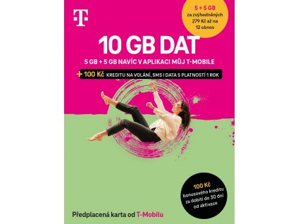 T-mobile Předplacená karta 10GB