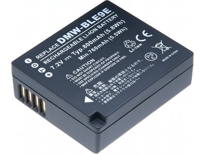 Baterie T6 power Panasonic DMW-BLE9, DMW-BLE9E, DMW-BLG10, DMW-BLG10E, BP-DC15, 700mAh, 5Wh