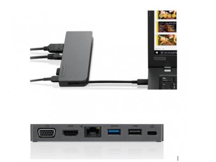 Lenovo Hub ThinkPad USB-C Travel Hub (VGA, HDMI, 2xUSB, RJ45)