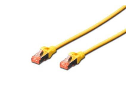 Digitus Patch Cable, S-FTP, CAT 6, AWG 27/7, LSOH, Měď, žlutý 10m