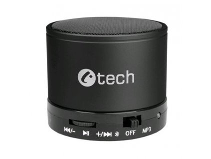 C-TECH reproduktor SPK-04B, bluetooth, handsfree, čtečka micro SD karet/přehrávač, FM rádio, černý