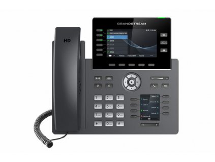 Grandstream GRP2616 SIP telefon, 2xdisplej, 4.3'' a 2.4'', 6 SIP účty, 24 pr.tl.,2x1Gb, WiFi, BT, USB