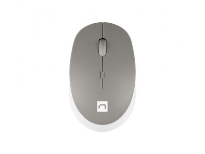 Natec optická myš HARRIER 2/1600 DPI/Kancelářská/Optická/Bezdrátová Bluetooth/Bílá-šedá