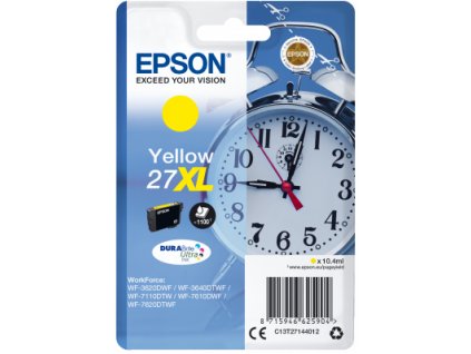 Epson Singlepack Yellow 27XL DURABrite Ultra Ink