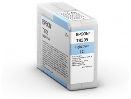 Epson Singlepack Photo Light Cyan T850500 UltraChrome HD ink 80ml