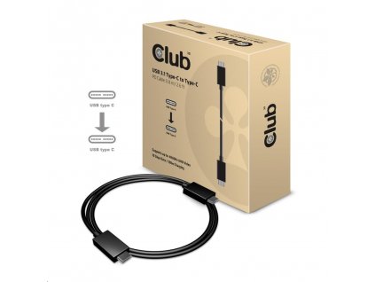 Club3D Kabel USB 3.1 typ C Gen2 4K60Hz UHD Power Delivery 100W, (M/M), 80cm