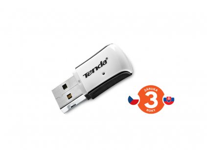 Tenda W311M WiFi N USB Adapter Mini, 150 Mb/s, 802.11 b/g/n, režimy Client, Soft AP, Win,Mac,Lin