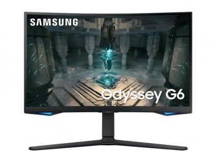 SAMSUNG MT LED LCD Gaming Smart Monitor 27" Odyssey G65B - prohnutý,Quantum Dot QHD,VA,240Hz,1ms,Pivot