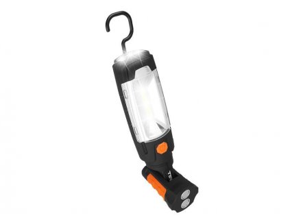 Profi lampa do dílny LTC Tiross TS-1108, 3.7V/2000mAh, COB 3W+6LED, nabíjecí, do autozapalovače