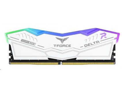 T-FORCE DIMM DDR5 32GB (Kit of 2) 6400MHz CL40 DELTA RGB Bílá