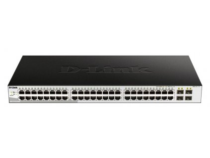 D-Link DGS-1210-52/ME 48-Port 10/100/1000BASE-T + 4-Port 1 Gbps SFP Metro Ethernet Managed Switch