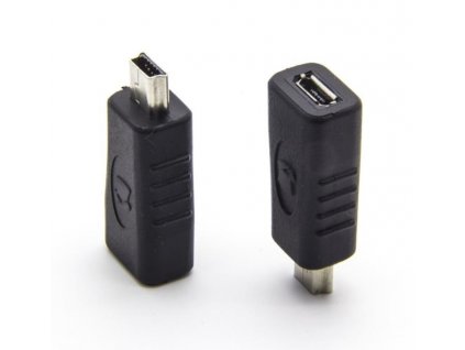 PremiumCord USB redukce USB2.0 Micro B - USB2.0 Mini 5PIN (F/M)