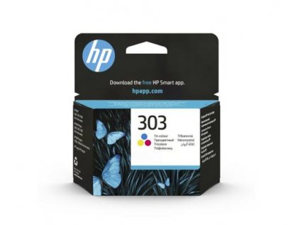 HP T6N01AE originální náplň č.303 barevná cca 165 stran (pro HP Envy 7220e, 7221e, 7920e, 7921e)