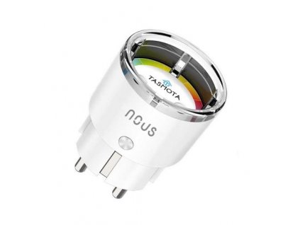NOUS A1T smart plug, chytrá zásuvka DE/Schuko (bez kolíku), WiFi 16A, s měřením, kompatibilní s Tasmota