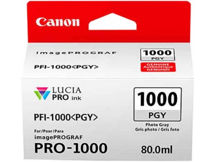 Canon PFI-1000 PGY, photo šedý