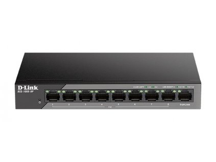 D-Link DSS-100E-9P 9-Port 10/100 Unmanaged long range PoE Surveillance Switch