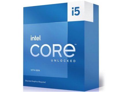 INTEL cpu CORE i5-13600KF socket1700 Raptor Lake BOX 125W/181W 13.generace (bez chladiče, od 2.6GHz do 5.1GHz, 14x jádro, 20x vlákno, 24MB cache, pro DDR4 do 3200, pro DDR5 do 5600), virtualizace