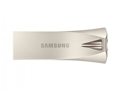 Flashdisk Samsung BAR Plus 128GB, USB 3.1, kovový, stříbrný