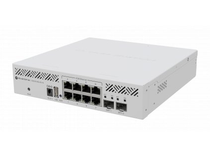 MIKROTIK RouterBOARD Cloud Router Switch CRS310-8G+2S+IN+L5 (800MHz, 256MB RAM, 8x 2,5GLAN, 2x SFP+, USB) deskto