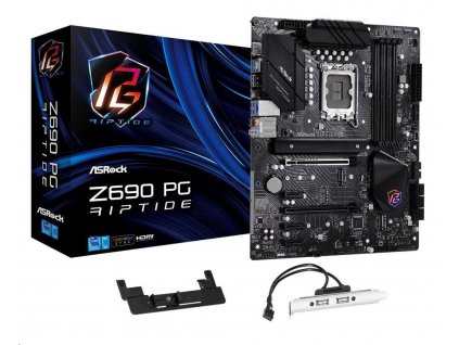 ASRock MB Sc LGA1700 Z690 PG Riptide, Intel Z690, 4xDDR4, 1xHDMI