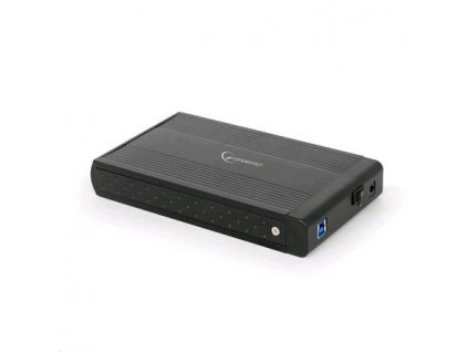 GEMBIRD Externí box pro 3.5" zařízení, USB 3.0, SATA, černý
