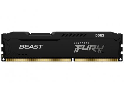 KINGSTON DIMM DDR3 4GB 1866MT/s CL10 FURY Beast Černá