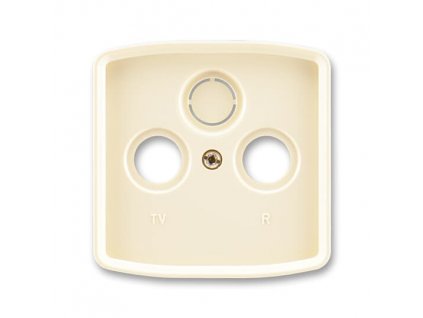 ABB Kryt TANGO 5011A-A00300 C zásuvky anténní s vylamovacím otvorem, slonová kost