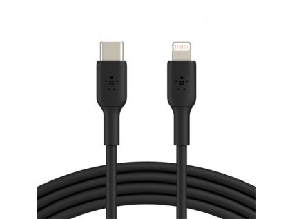 Belkin USB-C kabel s lightning konektorem, 1m, černý