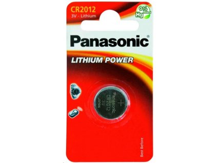 PANASONIC Lithiová baterie (knoflíková) CR-2012EL/1B 3V (Blistr 1ks)