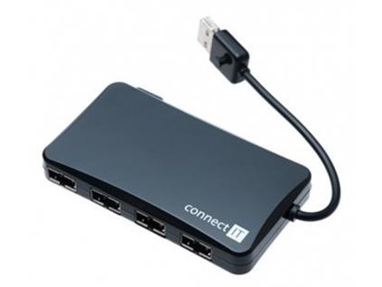 CONNECT IT USB 2.0 HUB se 4 oboustrannými porty REVERSE