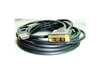 Kabel HDMI-DVI 3m,M/M stín.,zlacené kontakty 1.3