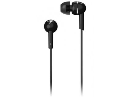 Genius HS-M300 černý, Headset, drátový, do uší, mikrofon, 3,5mm jack 4 pin, černý