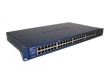 Netgear 48xGbE, 4xSFP shared, SMART SWITCH, static routing, IPv6, LAGs