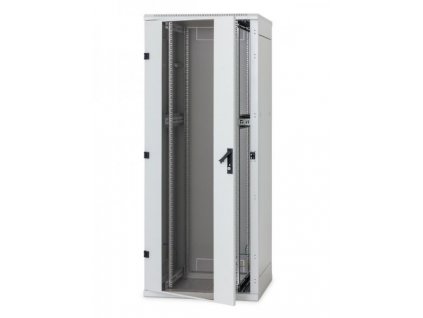 Rack Triton 19'' stojanový 45U/800x1000 prosklené dveře, šedý